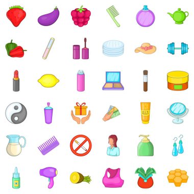 Ürün Icons set, karikatür tarzı