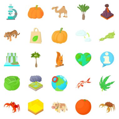 Ada Icons set, karikatür tarzı