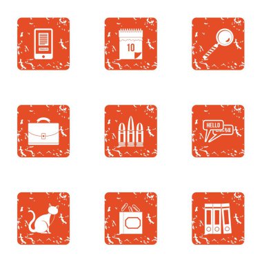 Askeri yönetim simgeler kümesi, grunge tarzı