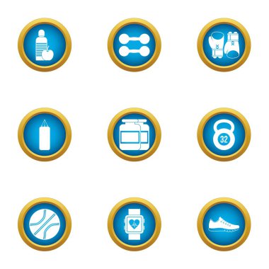 Uygun simgeler kümesi, düz stil