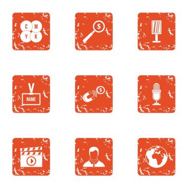 İş akıl hocası simgeler kümesi, grunge tarzı