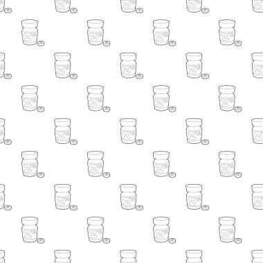 Uyku hapı simgesi, anahat stili