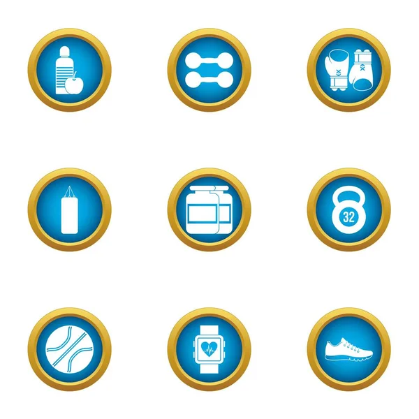 Uygun simgeler kümesi, düz stil