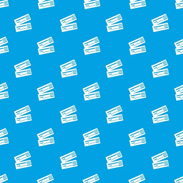 Hava bilet desen vektör kesintisiz mavi