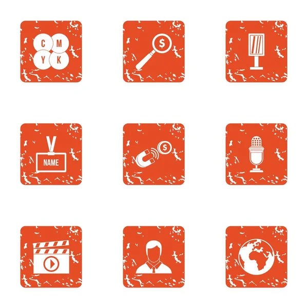 İş akıl hocası simgeler kümesi, grunge tarzı