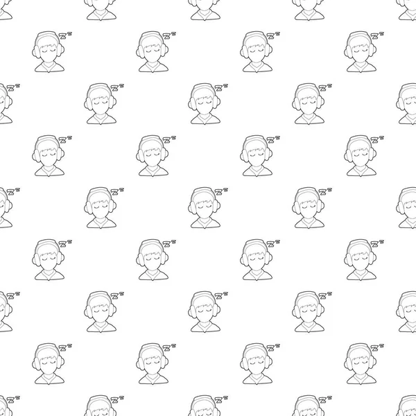 Çocuk simgesi uyku, anahat stili