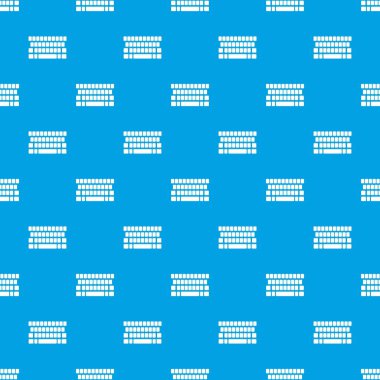 Klavye desen vektör kesintisiz mavi