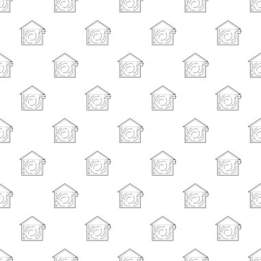 Ev simgesini, anahat stili havalandırılmış