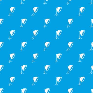 Stüdyo ışık desen vektör kesintisiz mavi