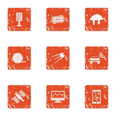 Uzay sanayi simgeler kümesi, grunge tarzı