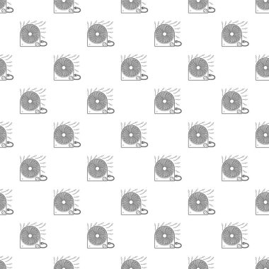 Fan ısıtıcı simgesi, anahat stili