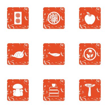 Mantar seçici simgeler kümesi, grunge tarzı