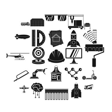 Grafik simgeler kümesi, basit tarzı