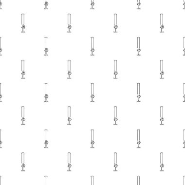 Laboratuvar buret simgesi anahat