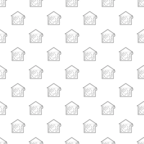 Ev simgesini, anahat stili havalandırılmış