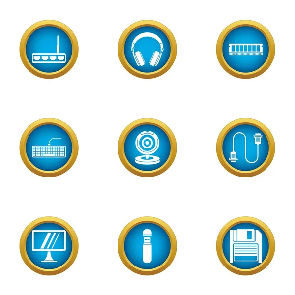 Saat değişikliği simgeler kümesi, düz stil için