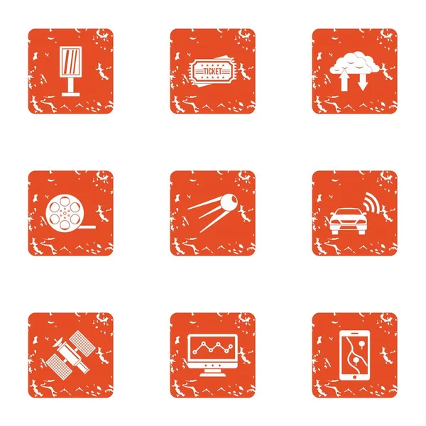 Uzay sanayi simgeler kümesi, grunge tarzı