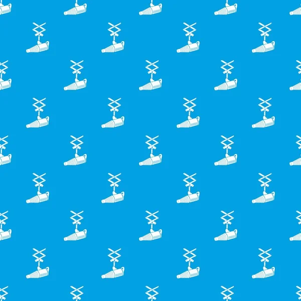 Stüdyo bir konik karşıyageldiklerinde desen vektör kesintisiz mavi flash