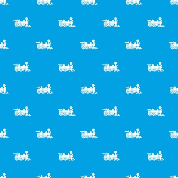 Lokomotif desen vektör kesintisiz mavi