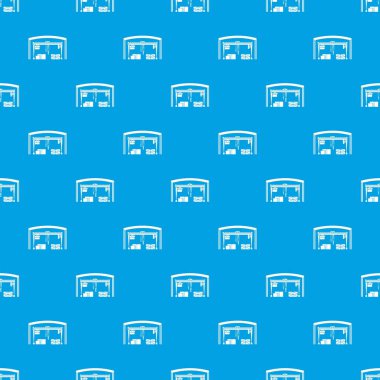 Kesintisiz mavi vektör muhafazası ve desen yükleme