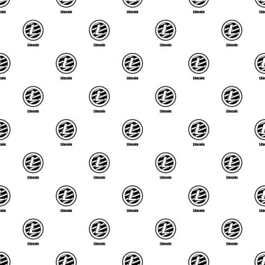 Litecoin simgesi, basit tarzı
