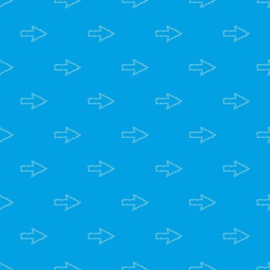 Kabarcık kontur deseni vektör kesintisiz mavi sağ ok