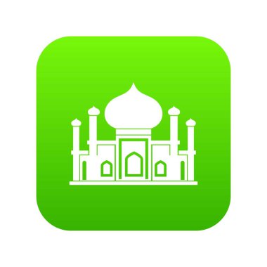 Cami simgesi dijital yeşil
