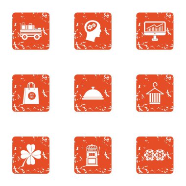 Uçus tarifesi simgeler kümesi, grunge tarzı