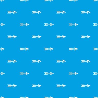 Okçuluk desen vektör kesintisiz mavi ok