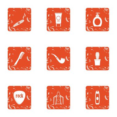 Duman Icons set, grunge tarzı