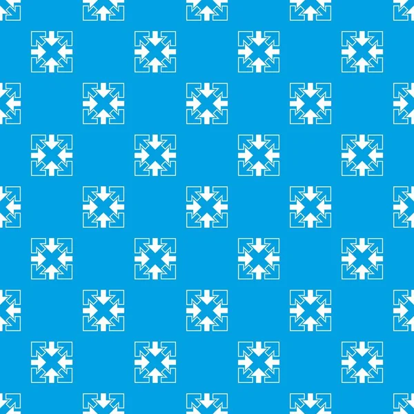 Tam ekran okları desen vektör kesintisiz mavi