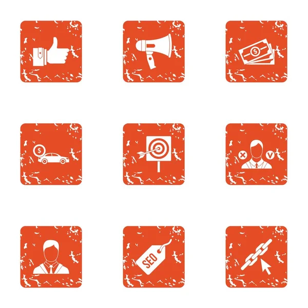 Pahalı anlaşma simgeler kümesi, grunge tarzı