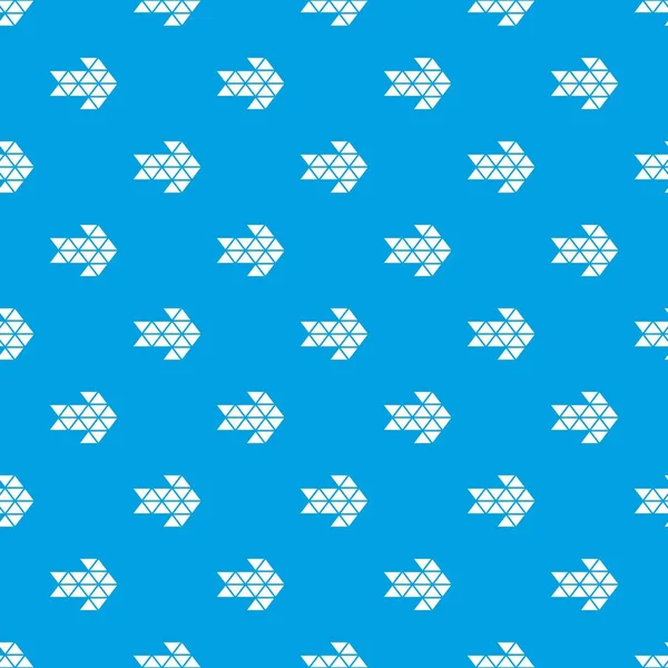 Siyah üçgen ok desen vektör kesintisiz mavi