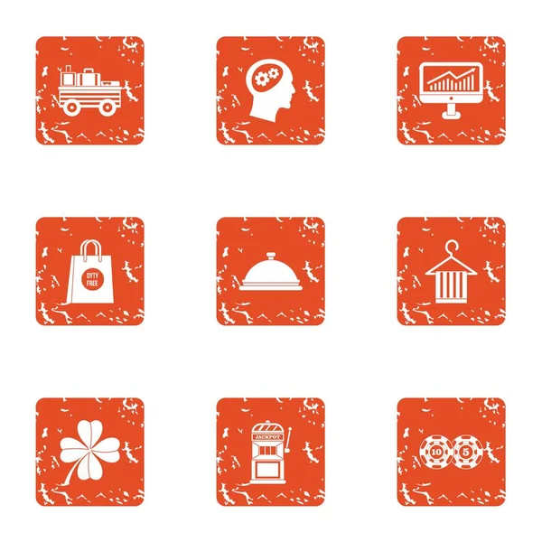 Uçus tarifesi simgeler kümesi, grunge tarzı