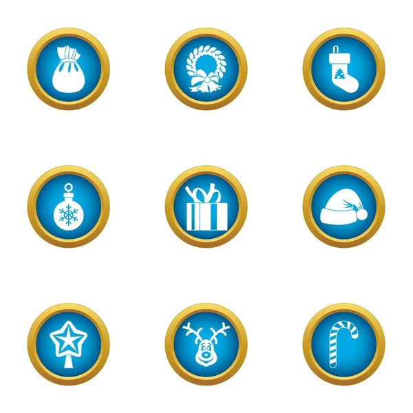 Noel ruhu simgeler ayarla, stil düz