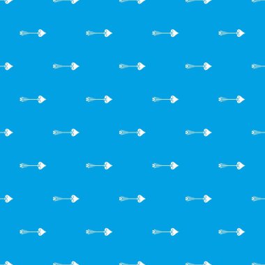 Vintage ok, tasarım öğesi desen vektör kesintisiz mavi