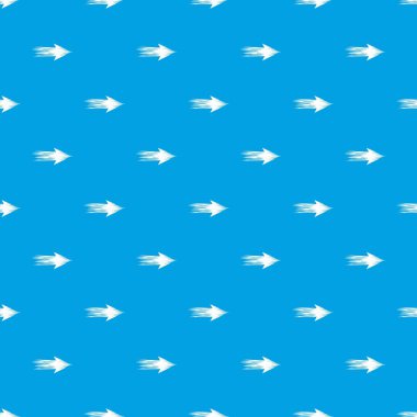 Doğrusal ok desen vektör kesintisiz mavi
