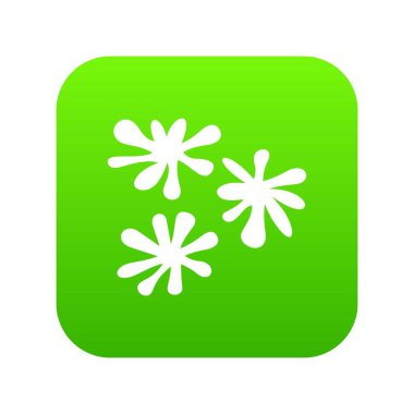 Paintball blob simgesi dijital yeşil