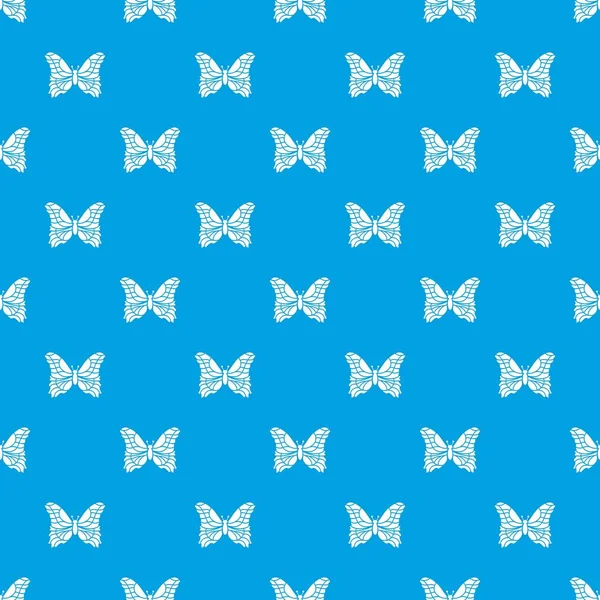 Kelebek desen vektör kesintisiz mavi