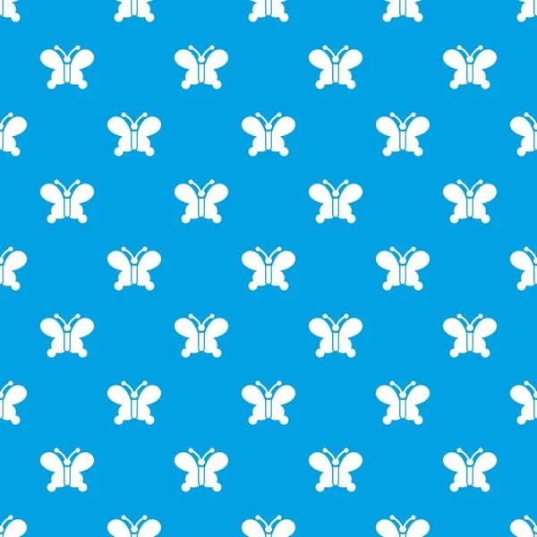 Kelebek kanat desen desen vektör kesintisiz mavi