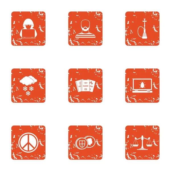 Gevşeklik simgeler kümesi, grunge tarzı