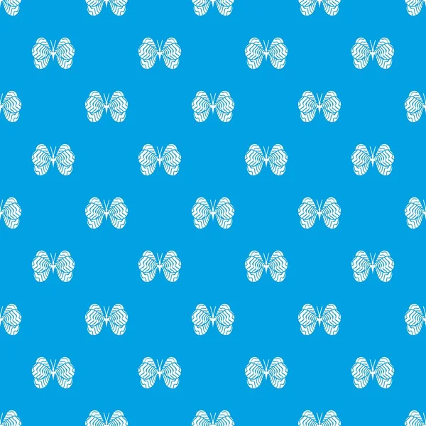 Küçük kelebek desen vektör kesintisiz mavi