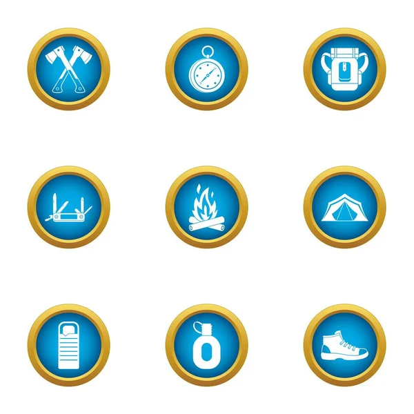 Riskli zammı Icons set. Düz beyaz arka plan üzerinde izole web için 9 riskli zammı vektör simge kümesi