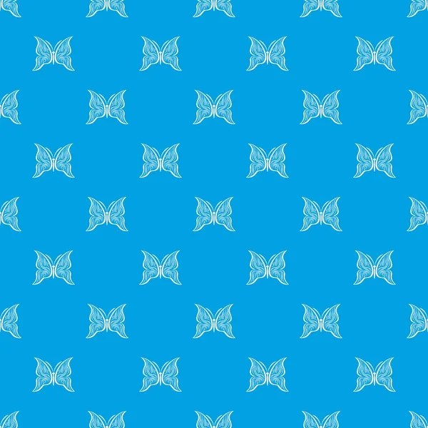İle küçük kanatları desen vektör kesintisiz mavi kelebek