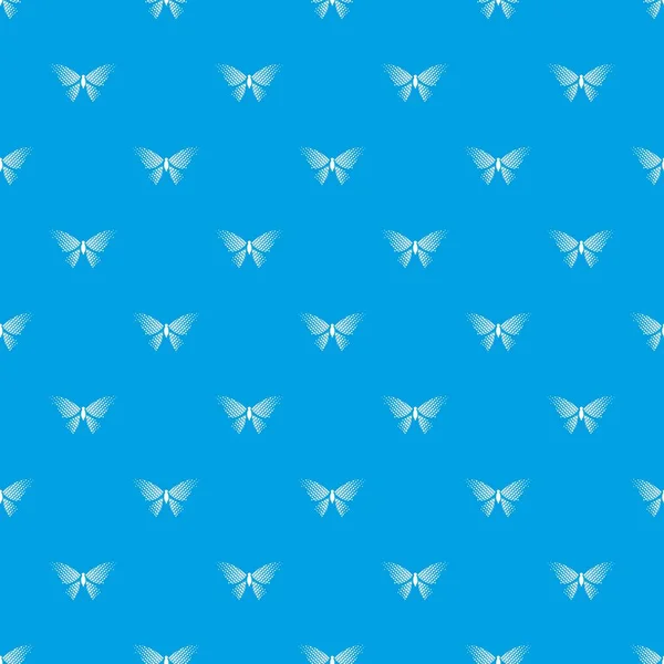 Rhombus kanatları desen vektör kesintisiz mavi ile kelebek