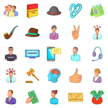 Jackpot Icons set, karikatür tarzı