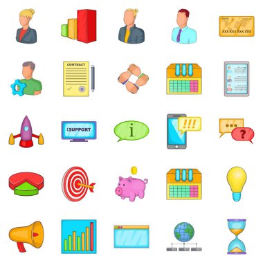 Kese Icons set, karikatür tarzı