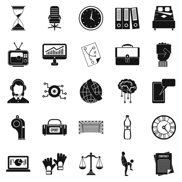 Zamanlayıcı Icons set, basit tarzı