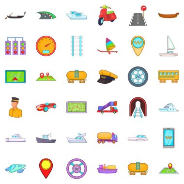 Taşıma simgeler kümesi, karikatür tarzı