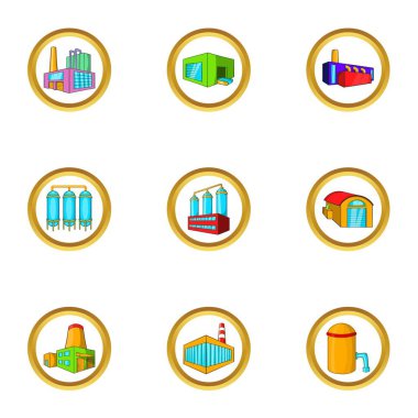 Simge yapı sanayi ayarla, tarzı çizgi film